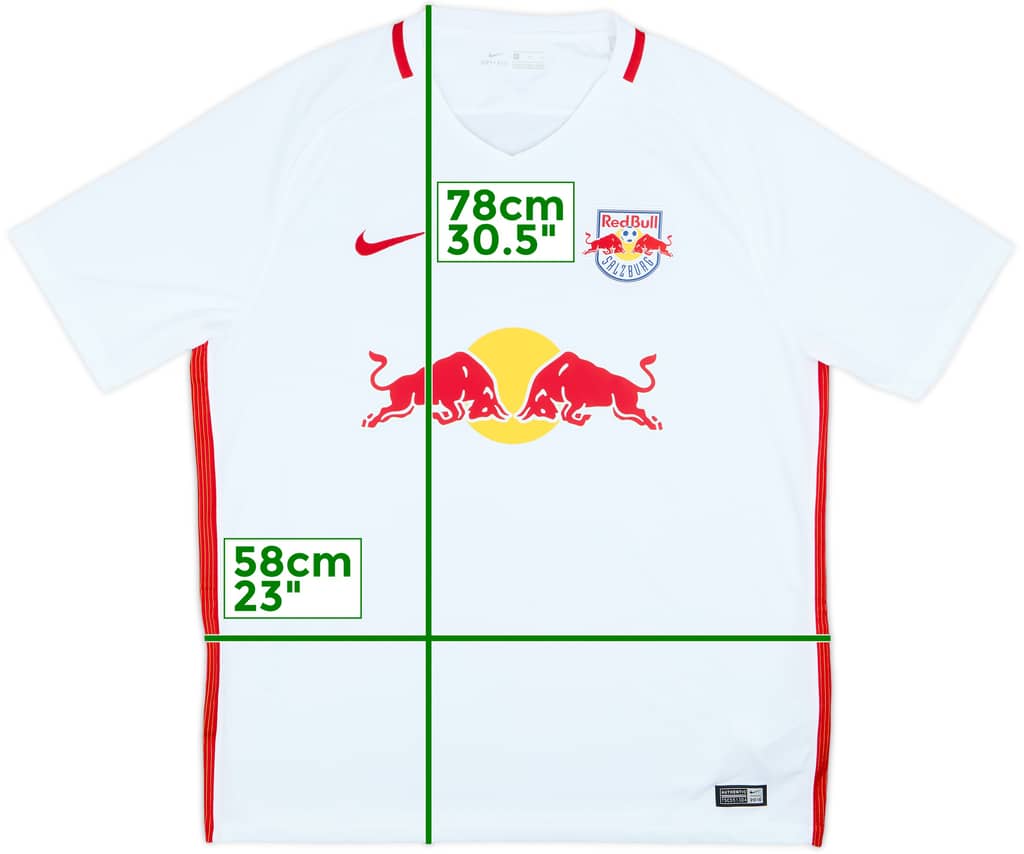 2016-2017 Red Bull Salzburg Home Shirt - 8/10 - (XL)
