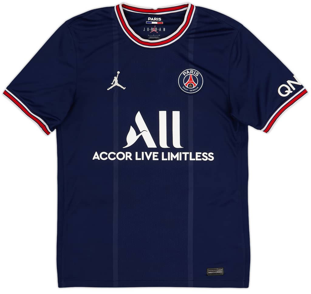 Camiseta de local de Paris Saint-Germain 2021-22 Mbappe #7