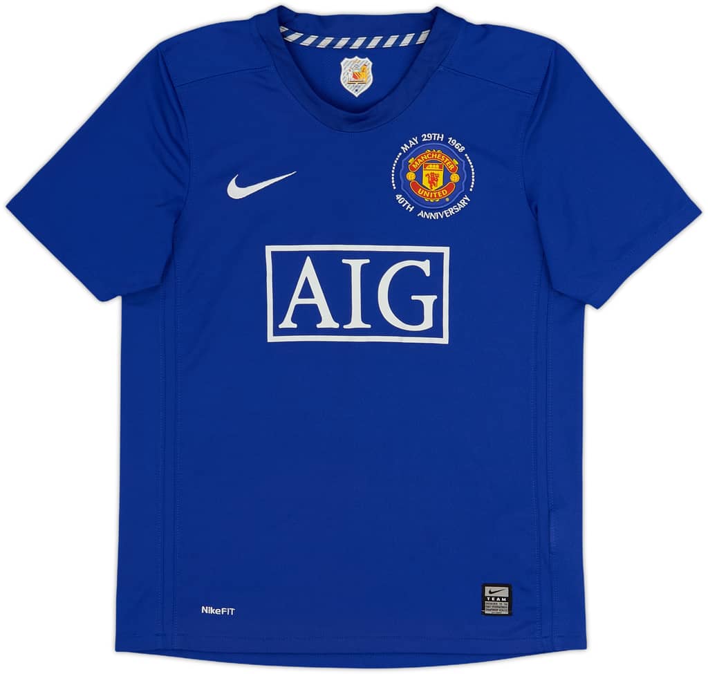 2008-09 Manchester United Third Shirt - 9/10 - (L.Boys)