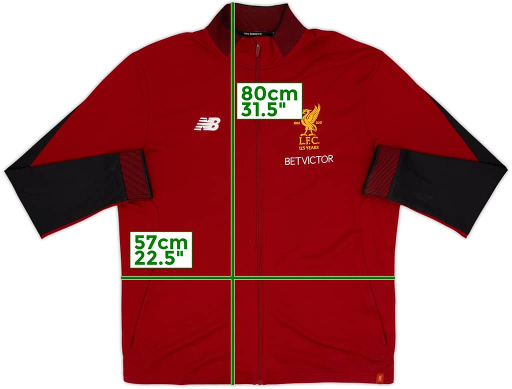 2017-18 Liverpool New Balance Track Jacket - 7/10 - (XL)