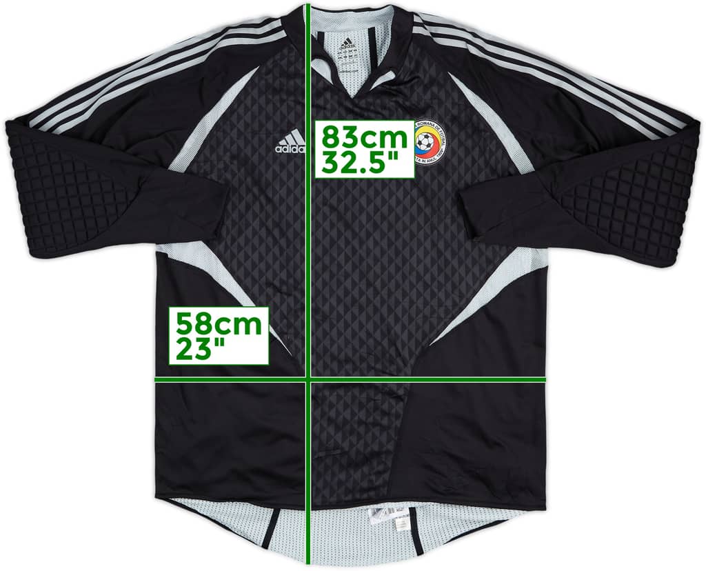 Camiseta de portero versión jugador de Romania 2004-05 - 8/10 - (XL)