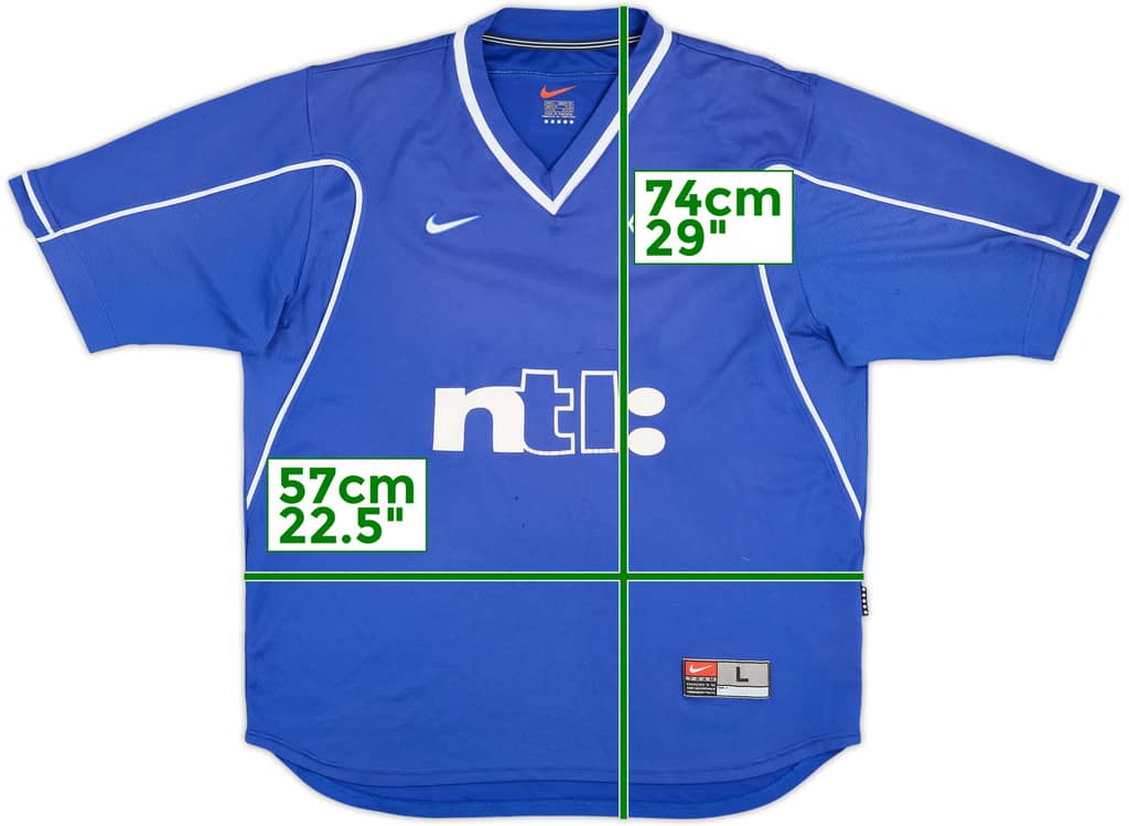 1999-01 Rangers Home Shirt - 6/10 - (L)