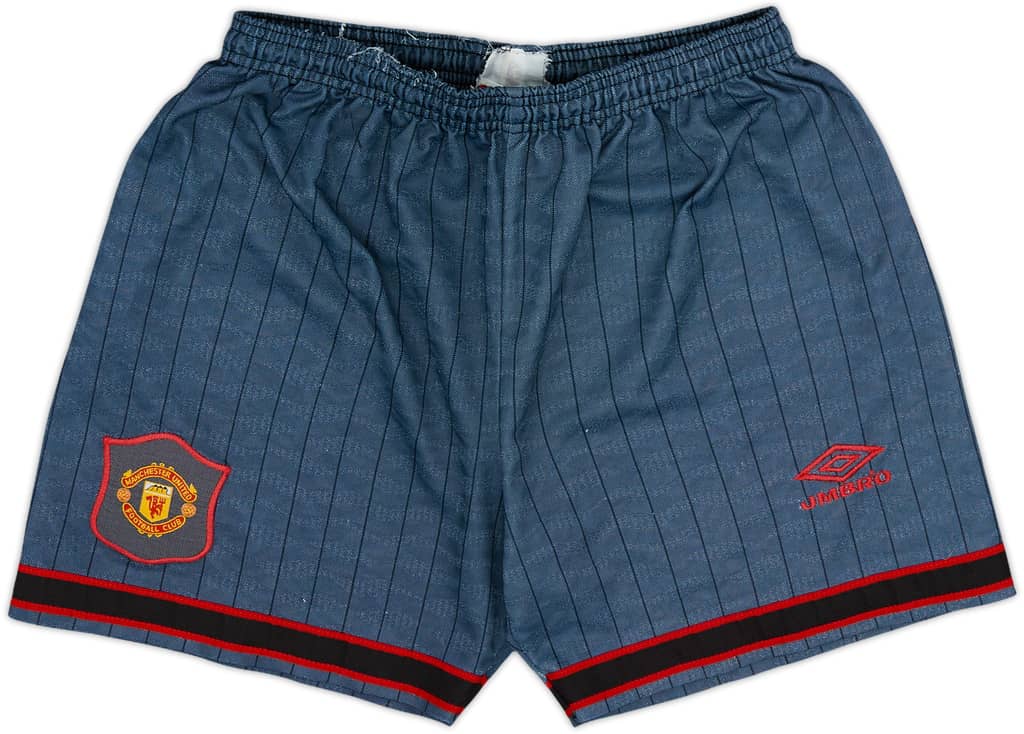 1995-96 Manchester United Shorts de visitante - 5/10 - (S)