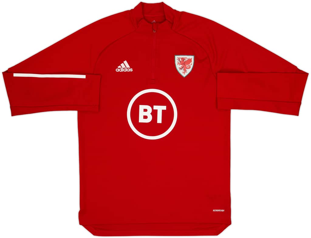 2019-20 Wales adidas 1/4 Zip Drill Top - 10/10 - (M)