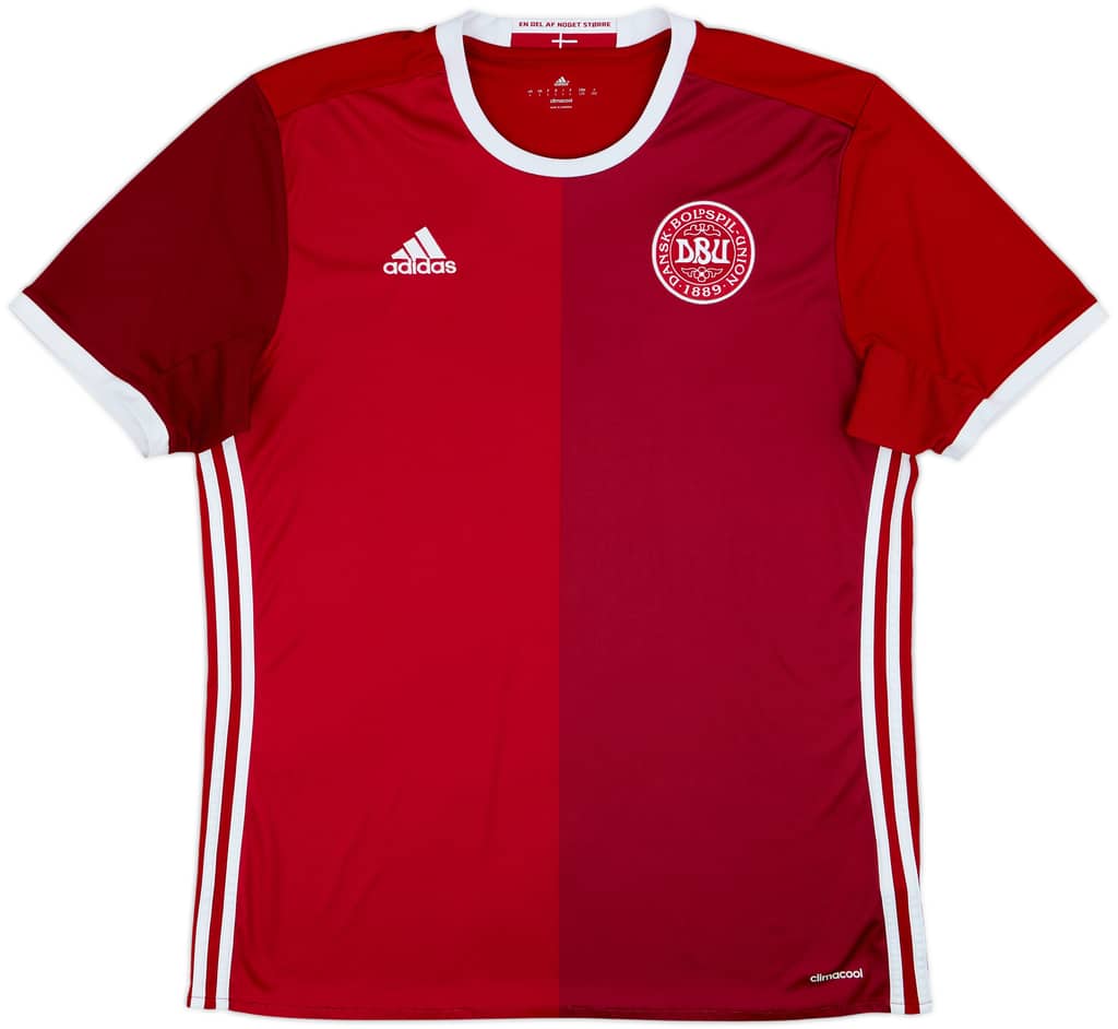 Camiseta de local de Dinamarca 2015-16 - 8/10 - (L)