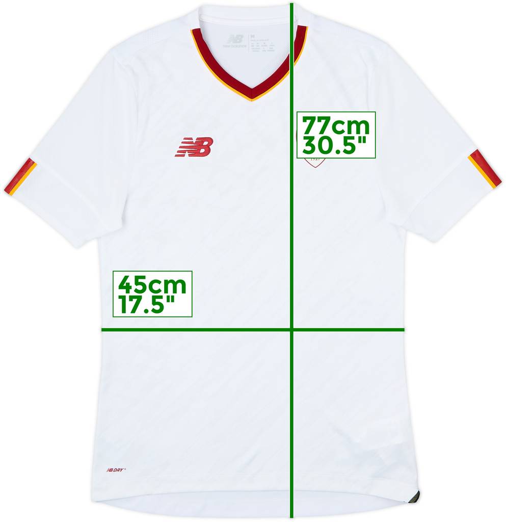 2022-23 Roma Away Shirt - 9/10 - (M)