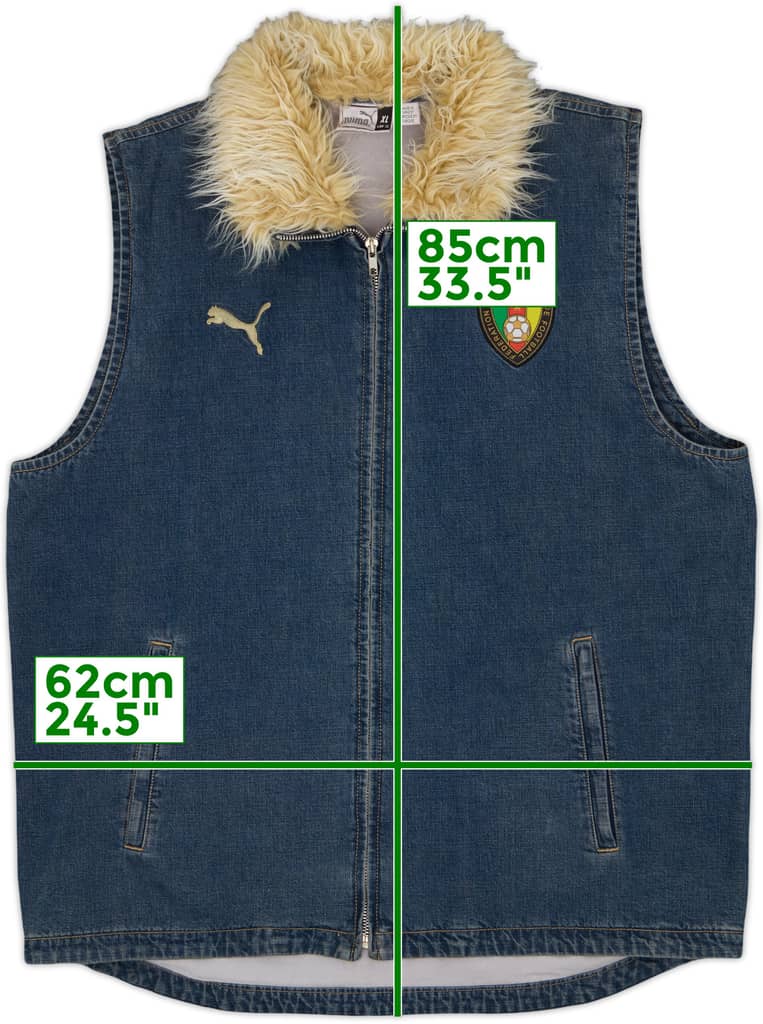 2002-04 Cameroon Puma Denim Gilet - 6/10 - (XL)