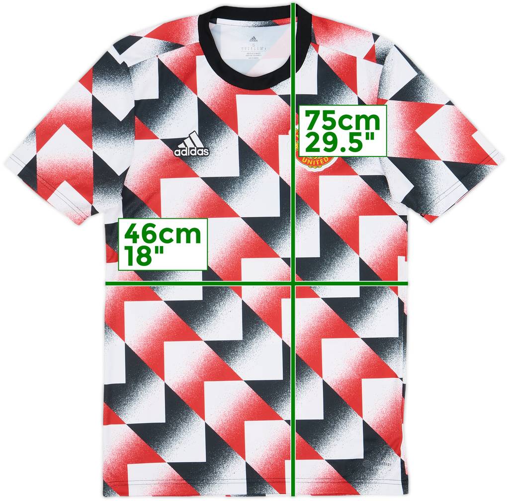 2022-23 Manchester United adidas Camiseta de entrenamiento - 10/10 - (S)