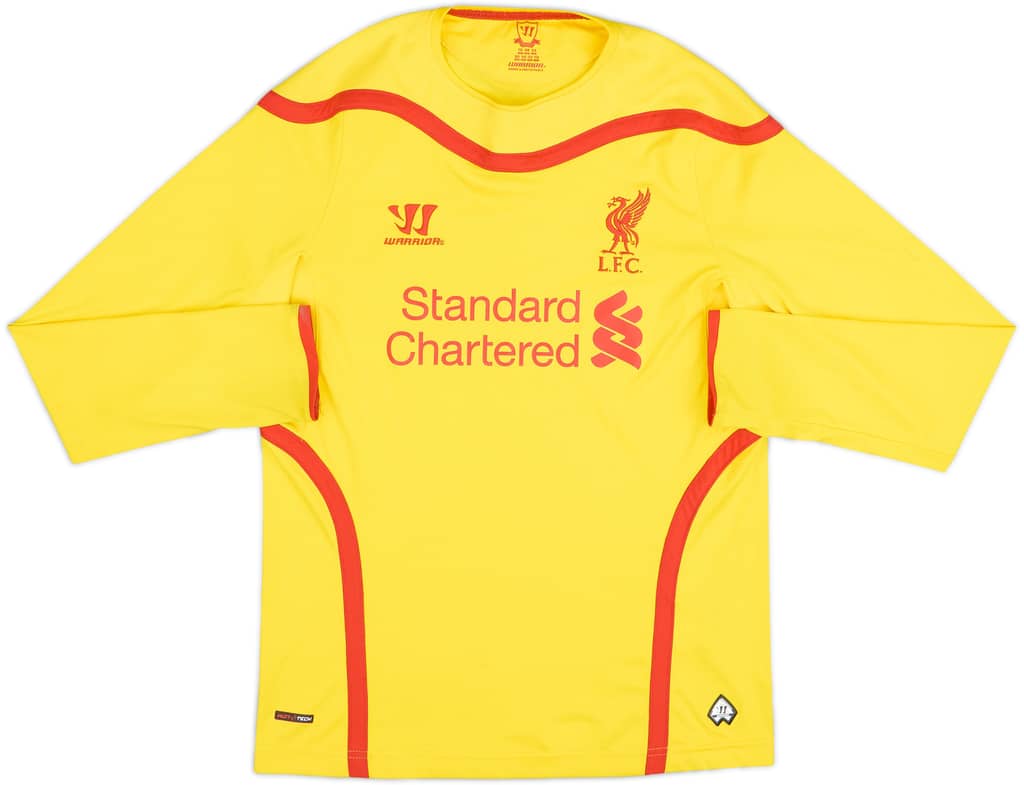 2014-15 Liverpool Away L/S Shirt - 9/10 - (XL.Boys)