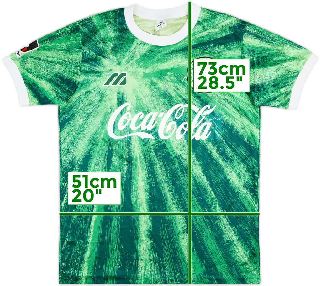 1993-95 Verdy Kawasaki Camiseta Local - 9/10 - (L)