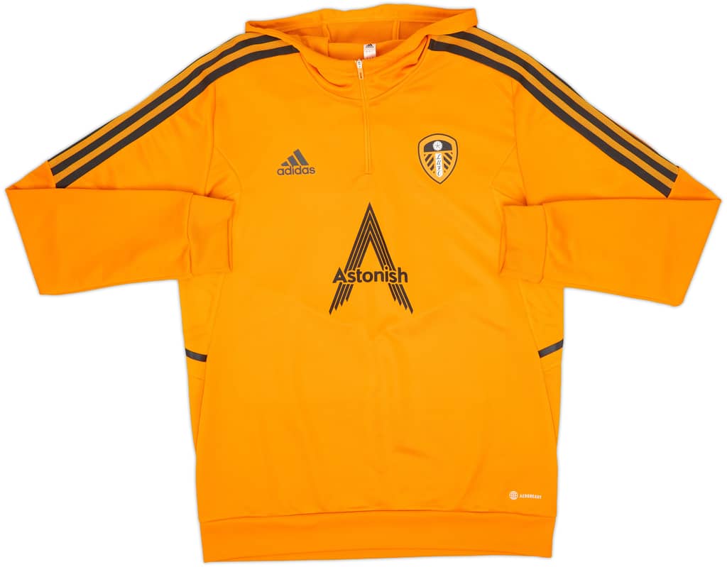 Chaqueta de chándal con capucha adidas del Leeds United 2022-23 - 8/10 - (L)