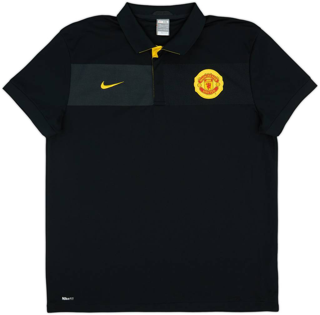 2009-10 Manchester United Nike Polo Shirt - 8/10 - (XXL)