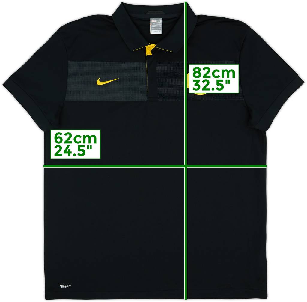 2009-10 Manchester United Nike Polo Shirt - 8/10 - (XXL)