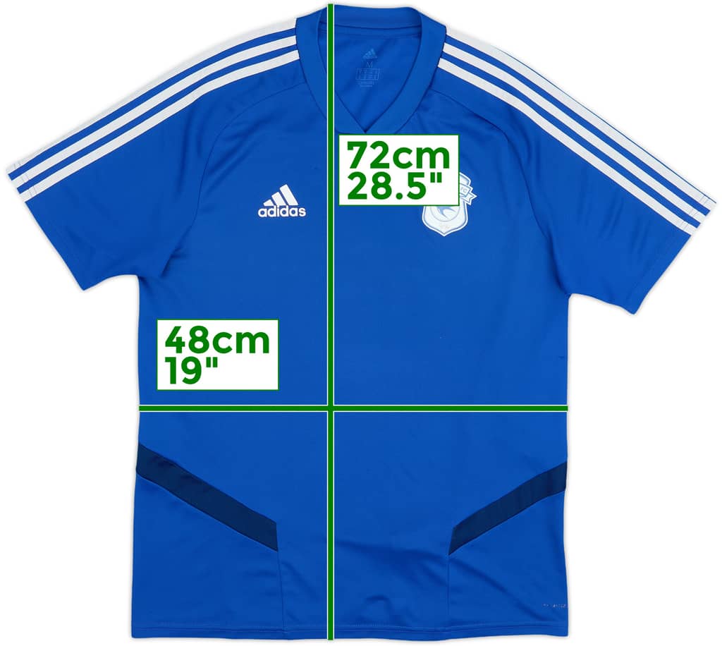 2019-20 Cardiff City adidas Training Shirt - 7/10 - (M)
