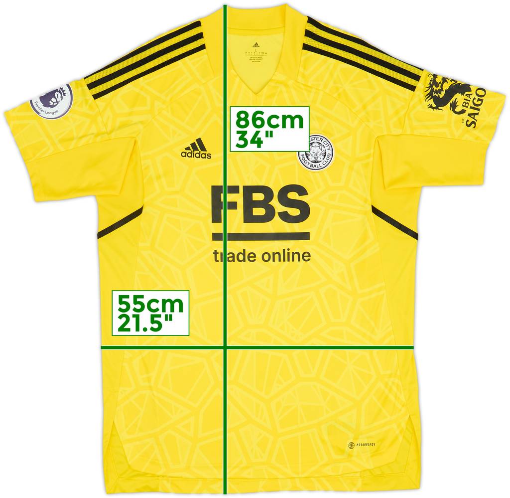 Camiseta de portero S/S del Leicester City 2021-22 - 10/10 - (L)