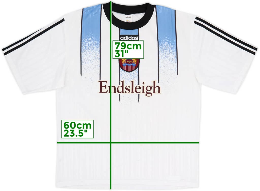 1997-98 Burnley Away Shirt - 8/10 - (XL)