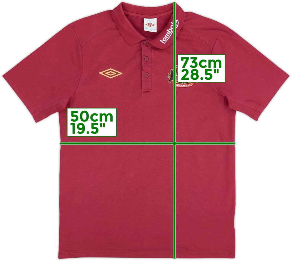 2011-12 Sunderland Umbro Polo Shirt - 8/10 - (L)