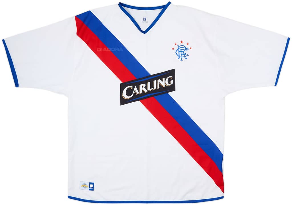 2004-05 Rangers Camiseta de Visitante - 4/10 - (XL)