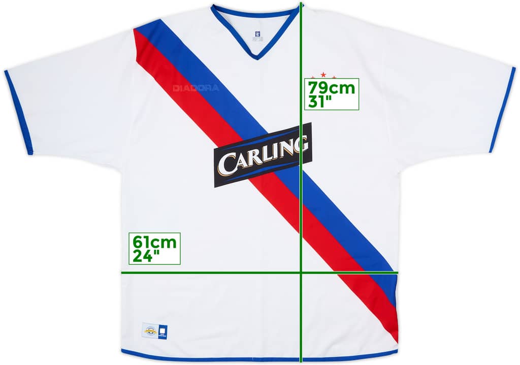 2004-05 Rangers Camiseta de Visitante - 4/10 - (XL)