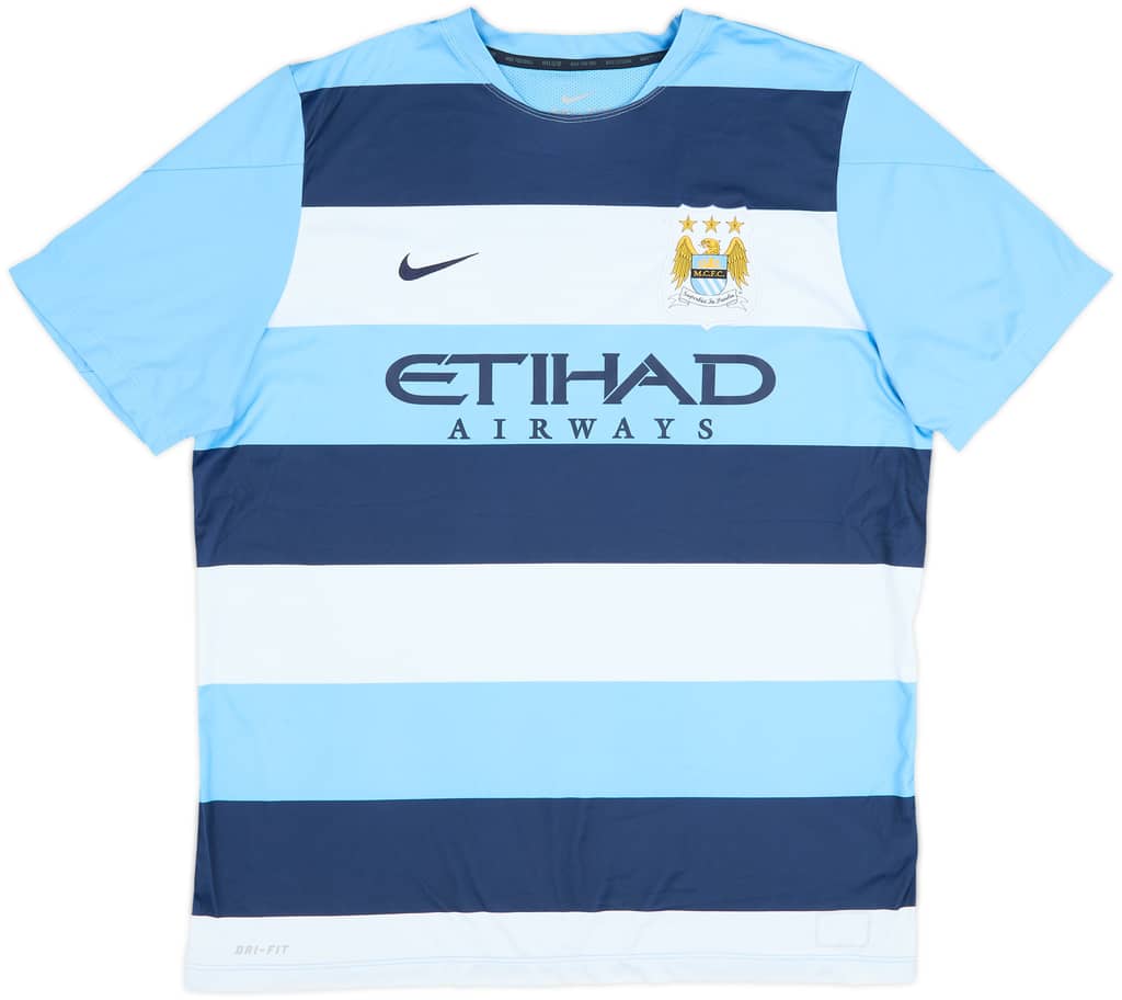 2013-14 Manchester City Nike Camiseta de entrenamiento - 8/10 - (XL)