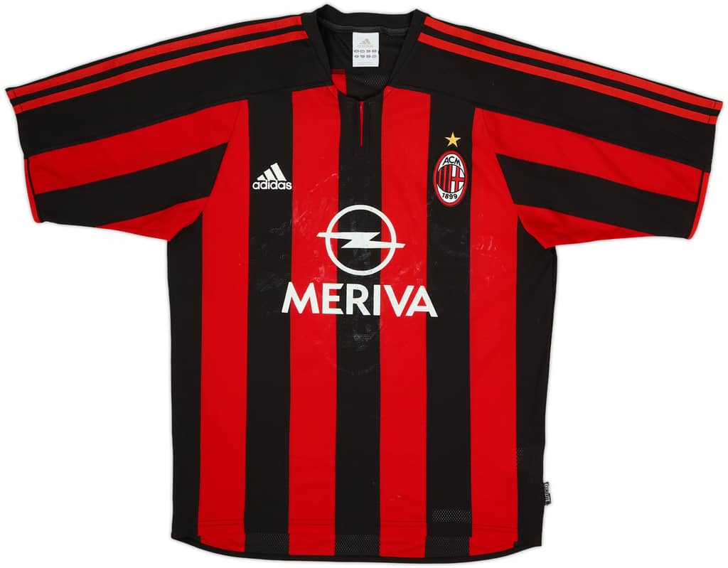 2003-04 AC Milan Home Shirt - 4/10 - (S)