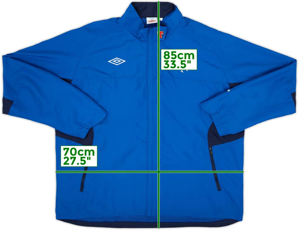 2010-11 Rangers Umbro Chaqueta de chándal - 8/10 - (3XL)