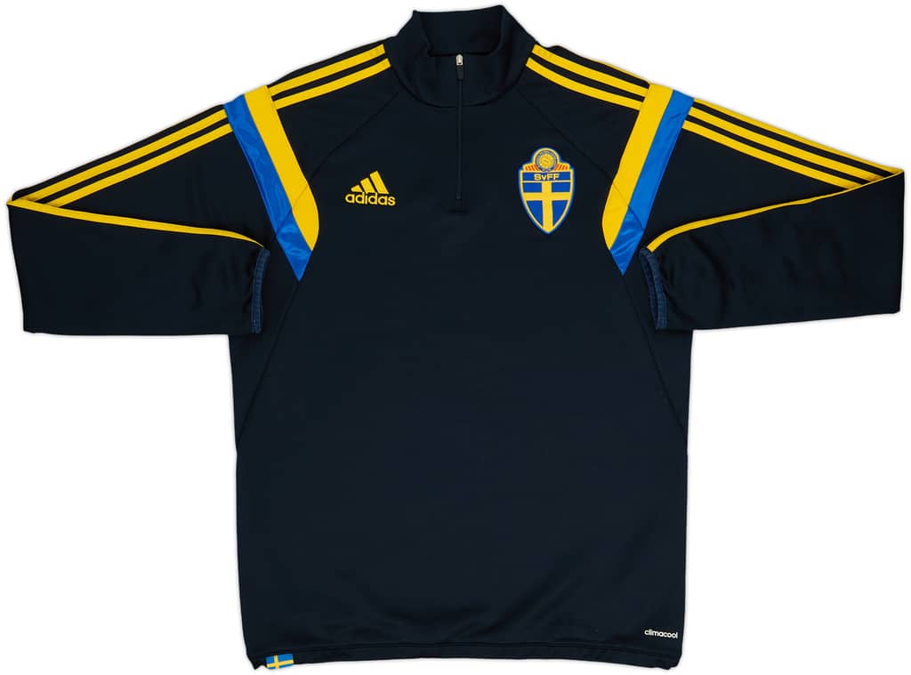 2013-14 Suecia adidas Top de entrenamiento con cremallera 1/4 - 8/10 - (L)