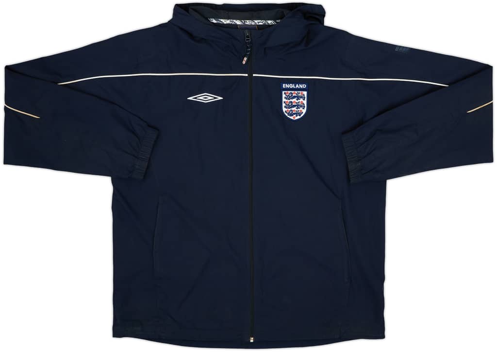 2007-09 England Umbro Hooded Rain Jacket - 8/10 - (L)
