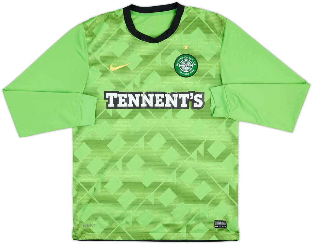 2010-11 Celtic Away L/S Shirt - 5/10 - (M)