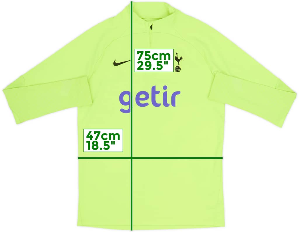 2022-23 Tottenham Nike 1/4 Zip Training Top - 7/10 - (M)