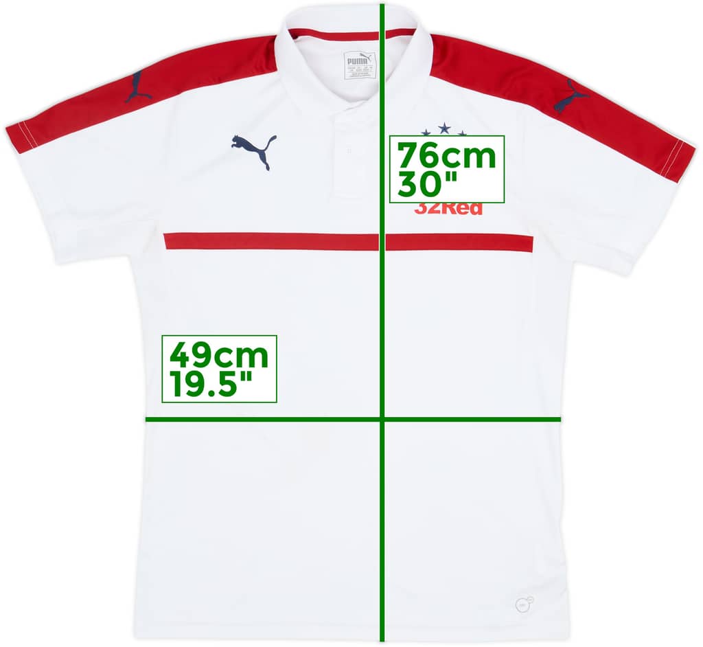 2016-17 Rangers Puma Polo Shirt - 7/10 - (L)