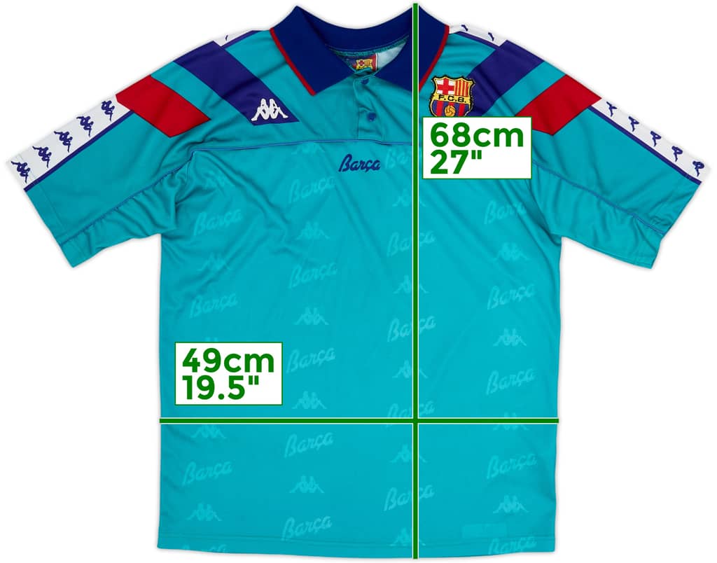 1992-95 Barcelona Away Shirt - 8/10 - (S)