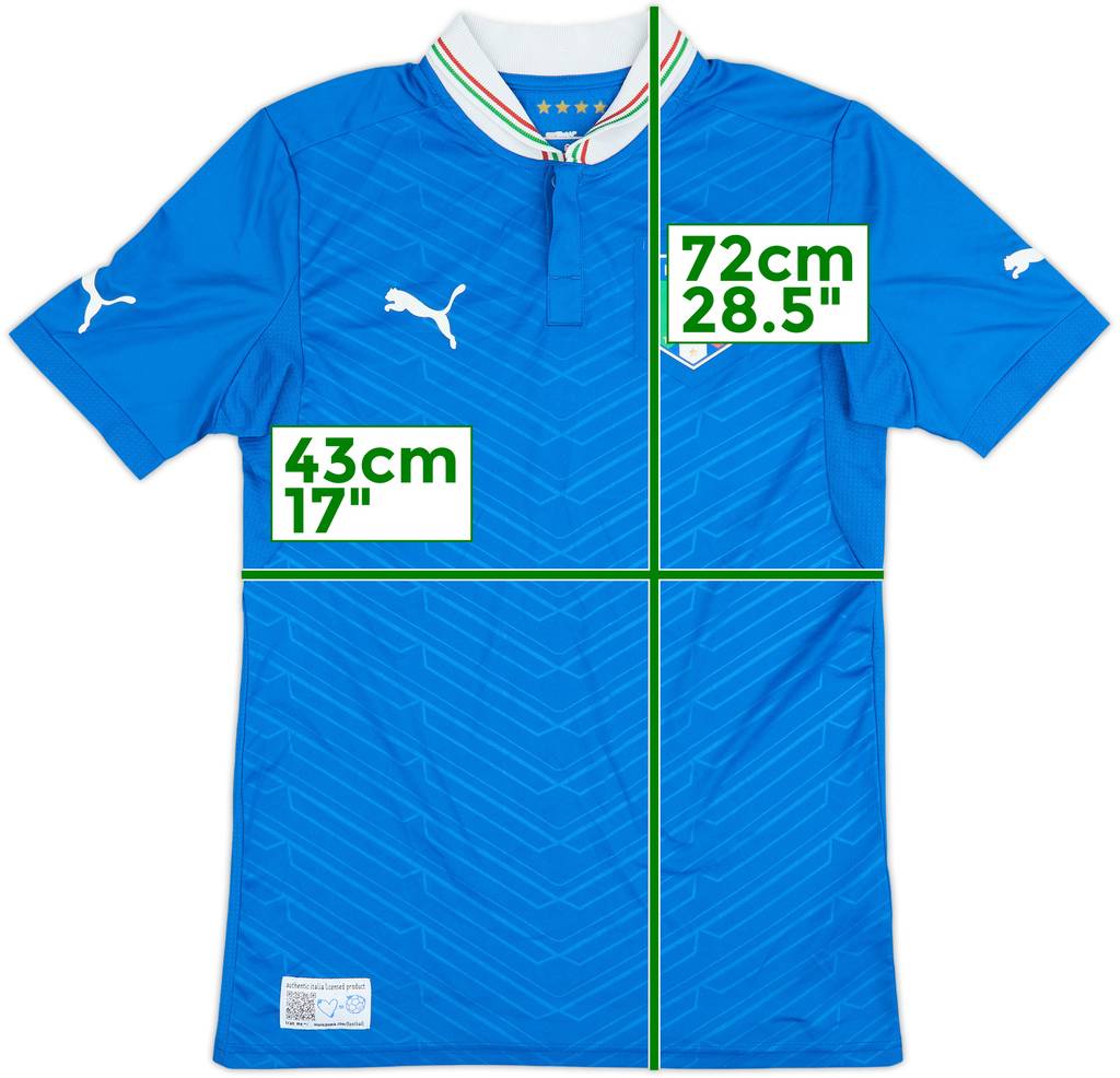 2012-13 Italy Home Shirt - 10/10 - (S)