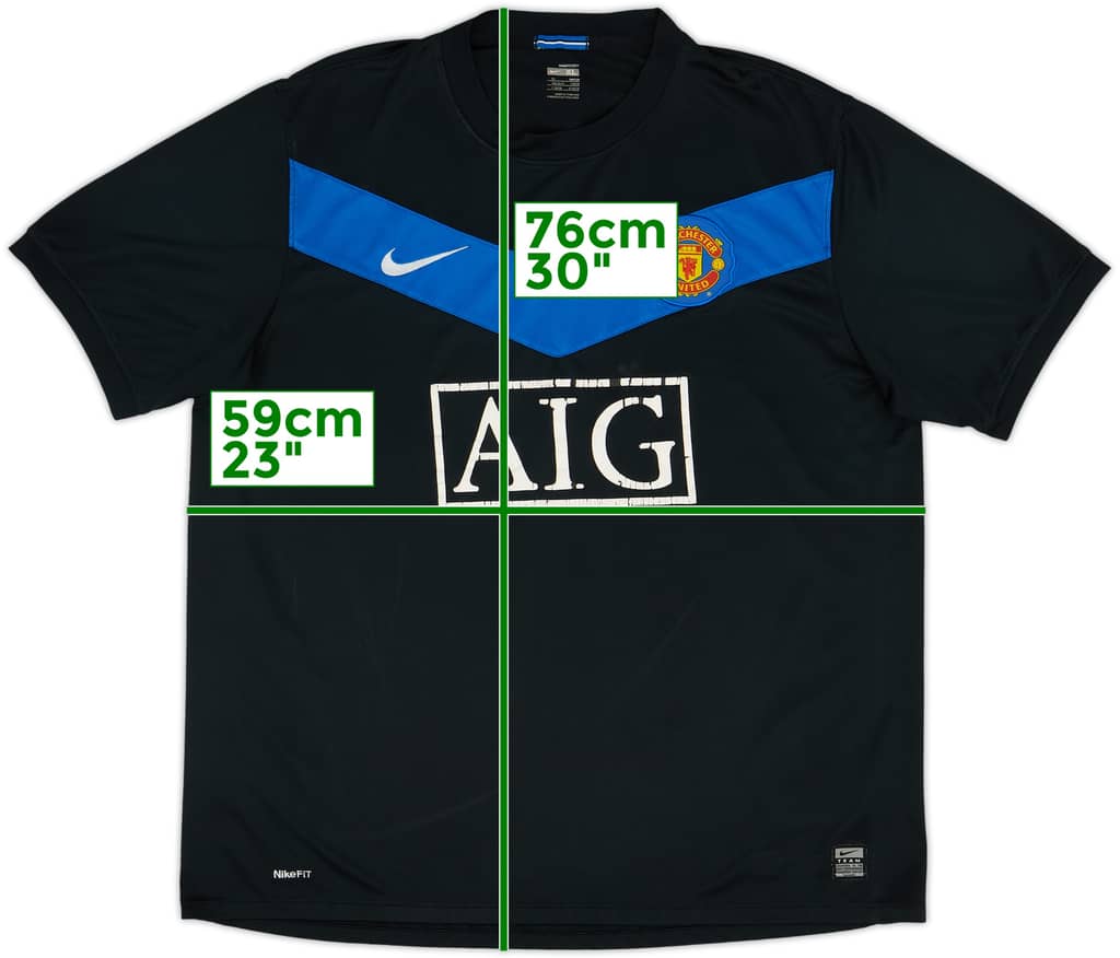 2009-10 Manchester United Away Shirt - 5/10 - (XL)