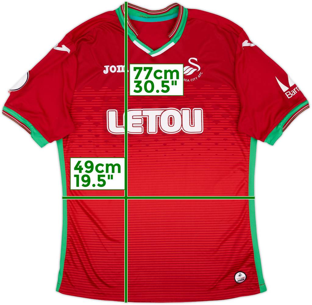 2017-18 Swansea Away Shirt - 6/10 - (L)