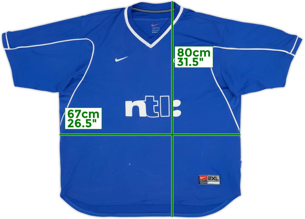 1999-01 Rangers Camiseta de Local - 5/