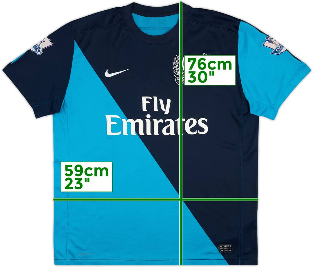 2011-12 Arsenal Away Shirt - 5/10 - (XL)