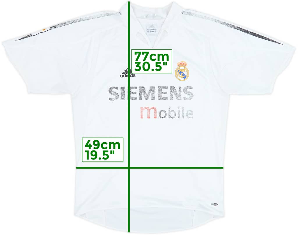 2004-05 Real Madrid Home Shirt - 4/10 - (M)