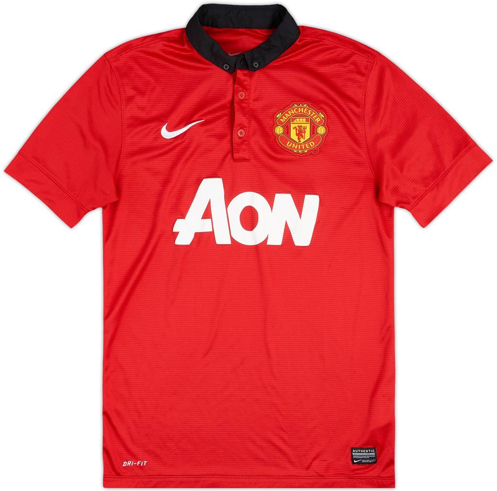 2013-14 Manchester United Home Shirt - 9/10 - (S)