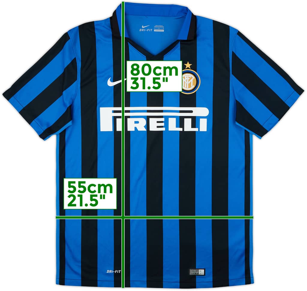 2015-16 Inter Milan Home Shirt - 9/10 - (L)