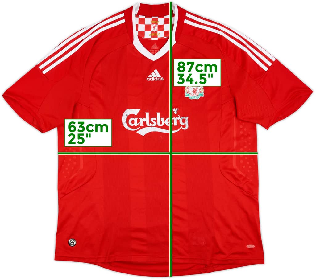 2008-10 Liverpool Home Shirt - 5/10 - (XXL)