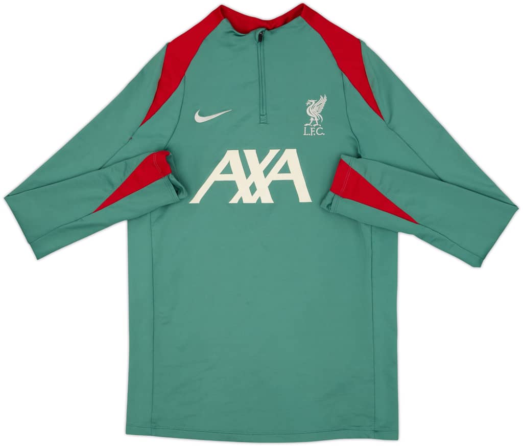 2024-25 Liverpool Nike 1/4 Zip Drill Top - 9/10 - (S)
