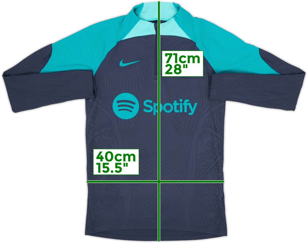 2023-24 Barcelona Dri-Fit ADV Nike 1/4 Zip Training Top - 8/10 - (XS)