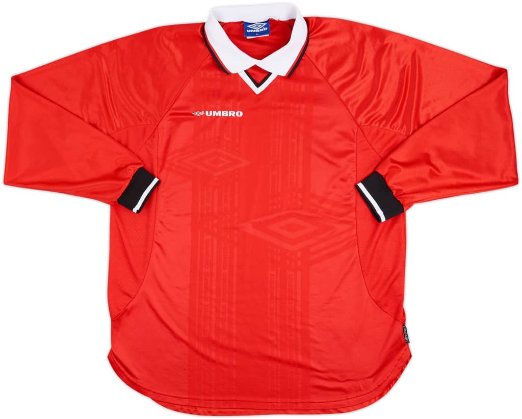 1990s Umbro Template L/S Shirt (Manchester United) - 9/10 - (XL)