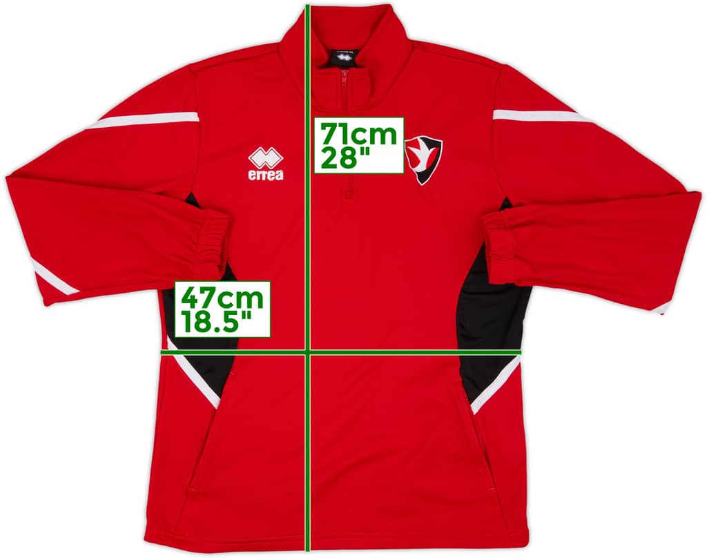 2019-20 Cheltenham Errea 1/4 Zip Drill Top - 8/10 - (M)