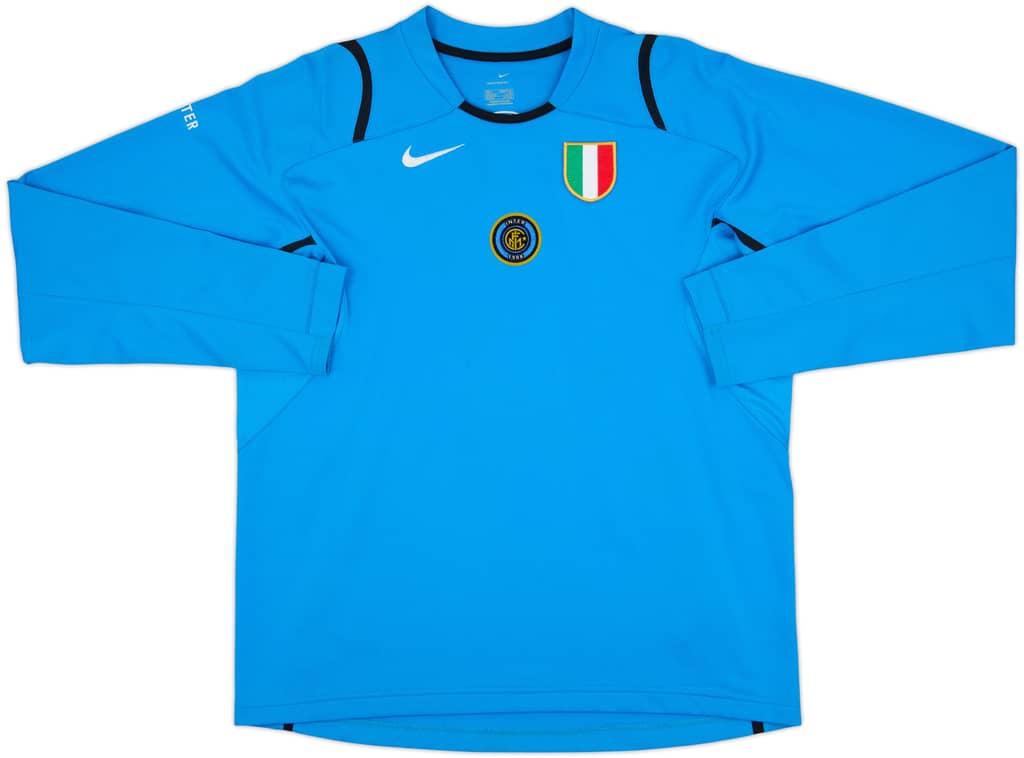 2006-08 Inter Milan Nike Sweat Top - 8/10 - (L)
