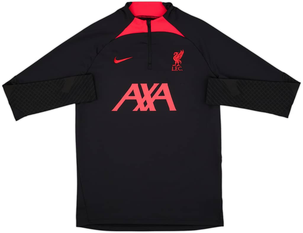 2022-23 Liverpool Nike 1/4 Zip Training Top - 9/10 - (M)