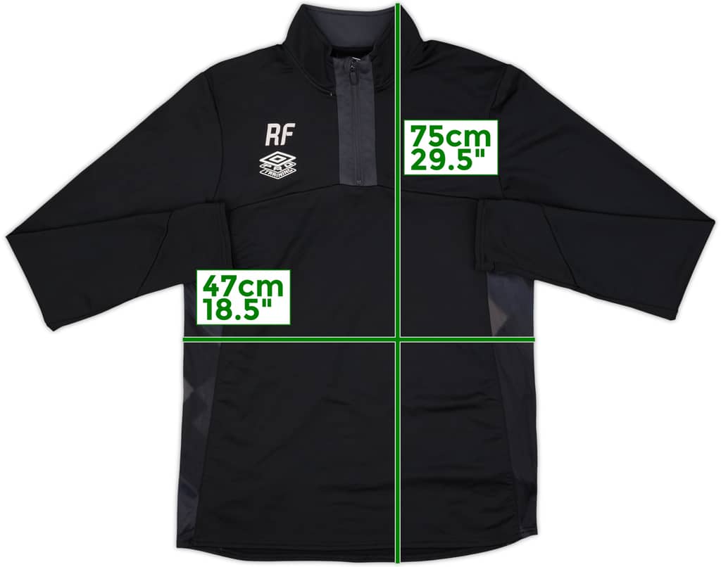 2020-21 Derby County Staff Issue Umbro 1/4 Zip Drill Top RF - 10/10 - (M)