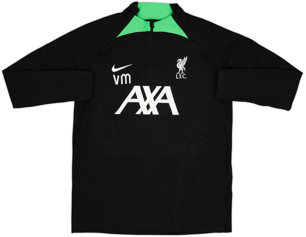 2023-24 Liverpool Staff Issue Nike 1/4 Zip Training Top VM - 6/10 - (L)