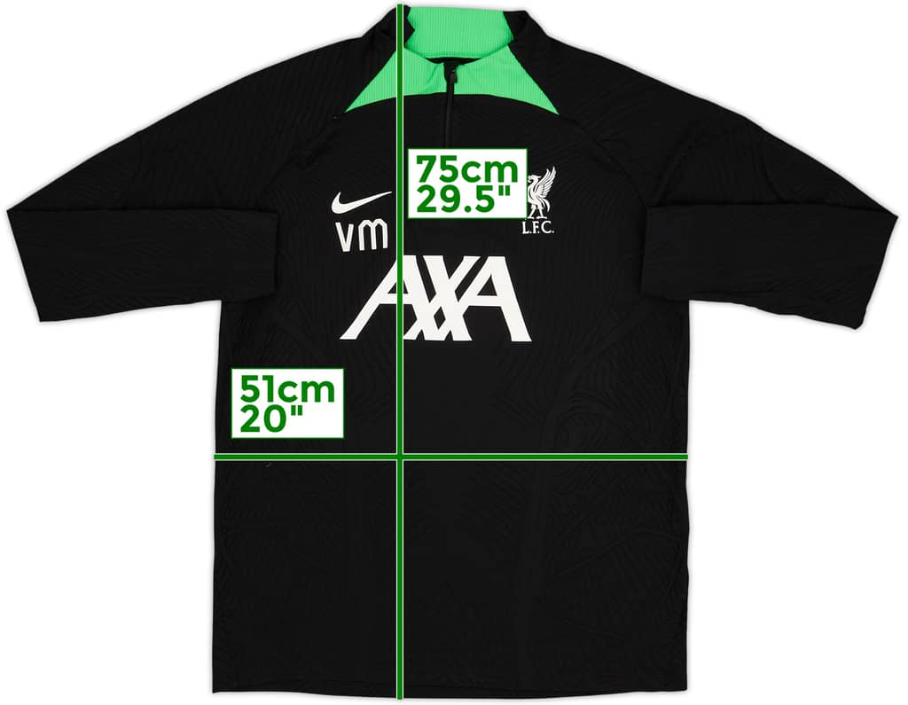 2023-24 Liverpool Staff Issue Nike 1/4 Zip Training Top VM - 6/10 - (L)